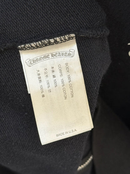 Chrome Hearts All Over Print monogram zip Up hoodie
