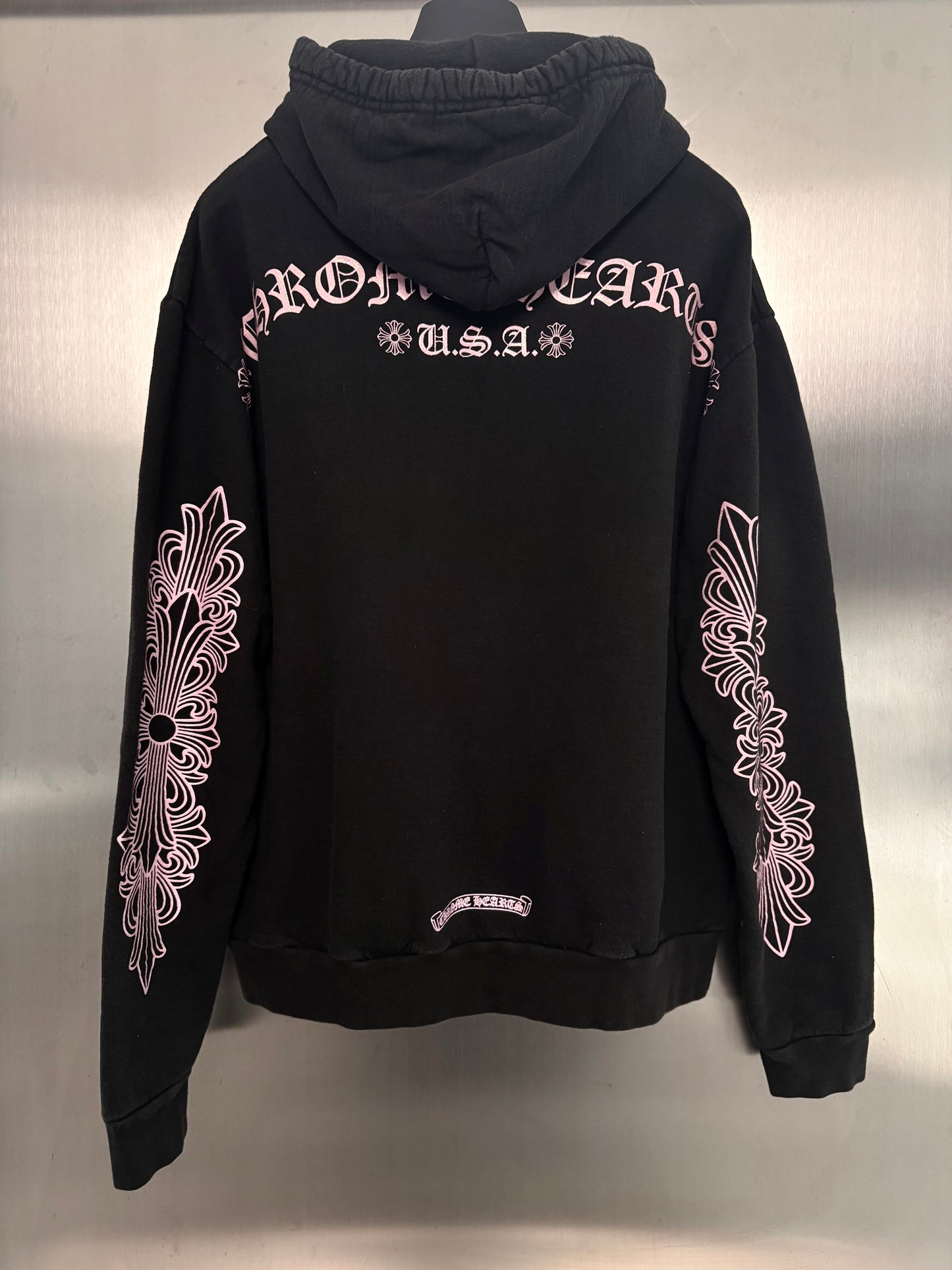 Chrome Hearts Friends&Family Pink Glitter Hoodie