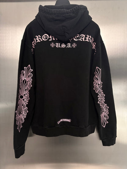 Chrome Hearts Friends&Family Pink Glitter Hoodie