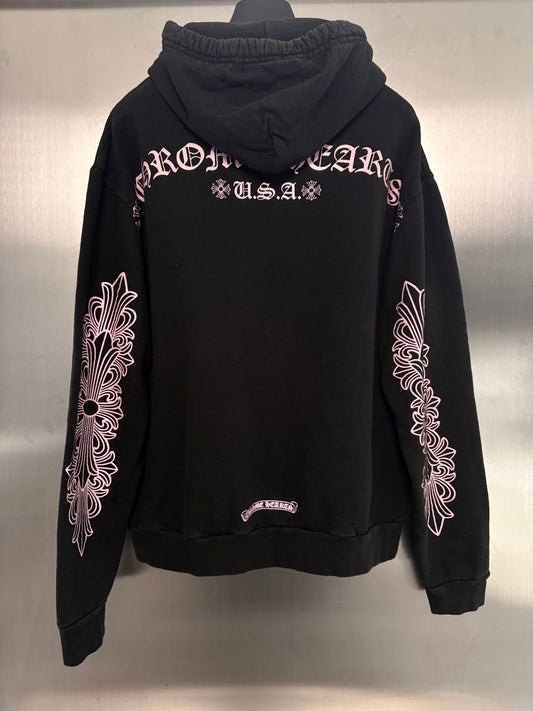 Chrome Hearts Friends&Family Pink Glitter Hoodie