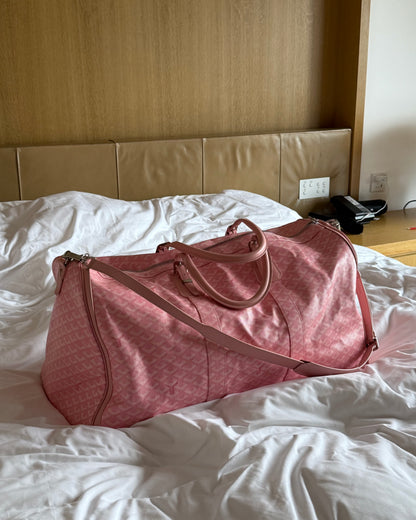 Goyard 2008 Japan Exclusive Sakura Pink Boston 60 Duffle Bag