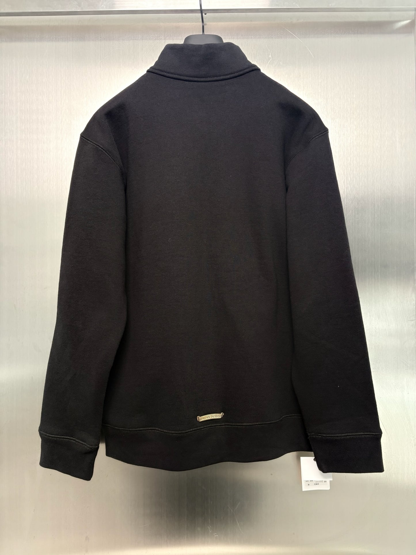 Chrome Hearts paperjam patches half zip hoodie