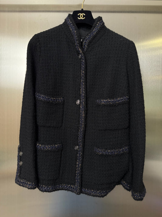 Chanel 10A Paris In Shanghai tweed jkt coat