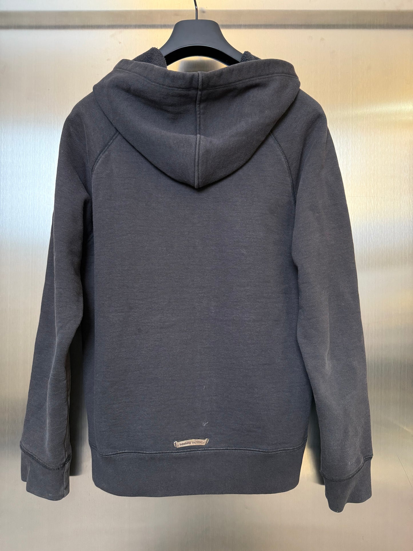 Chrome Hearts paperjam triple cross patches zip up hoodie