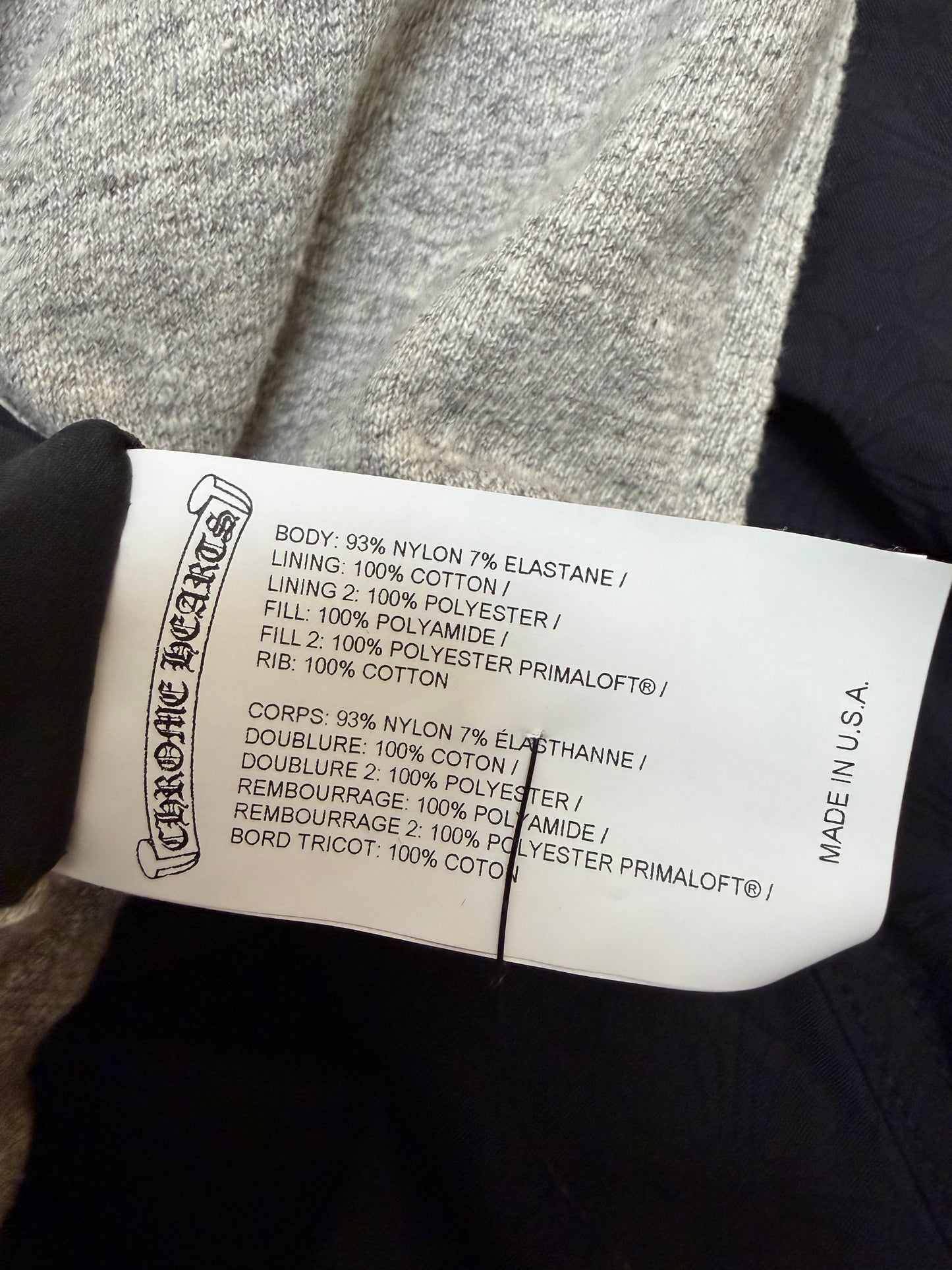 Chrome Hearts G.E.O monogram reversible bomber jacket