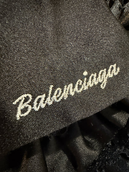 Balenciaga Black Ruffled Heart Backpack