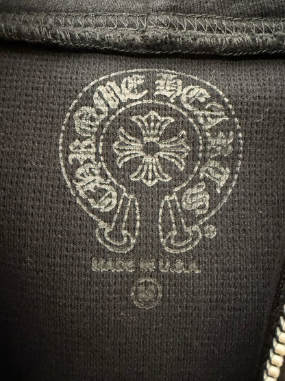 Chrome Hearts Aspen exclusive Floral Cross Thermal Zip Up Hoodie