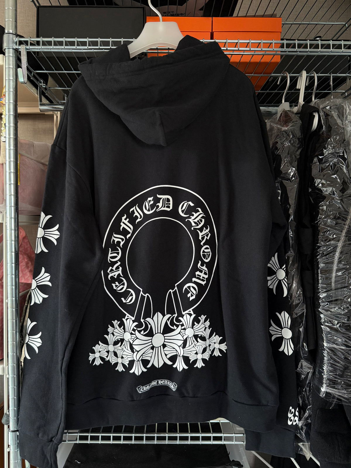 Chrome Hearts CLB Drake Cemetery Cross Hoodie