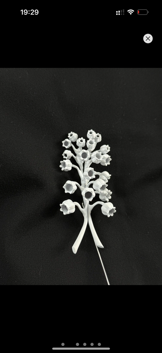 Dior X Daniel Arshman lily of the valley brooch