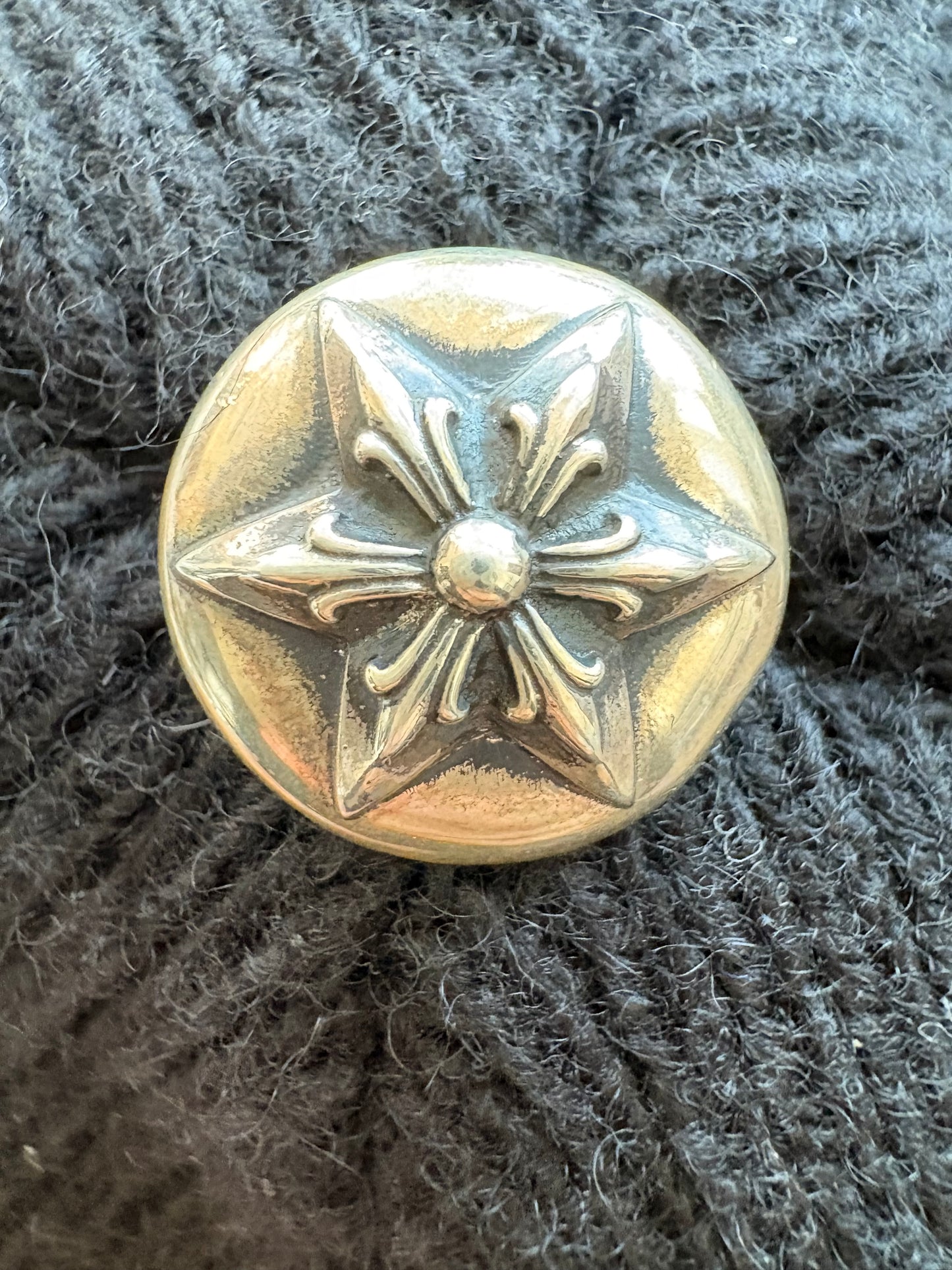 Chrome Hearts Black Big Daddy Cashmere Beanie