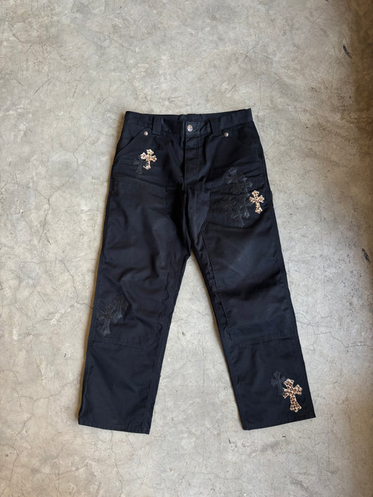 Chrome Hearts Leopard Patches Chino Pants