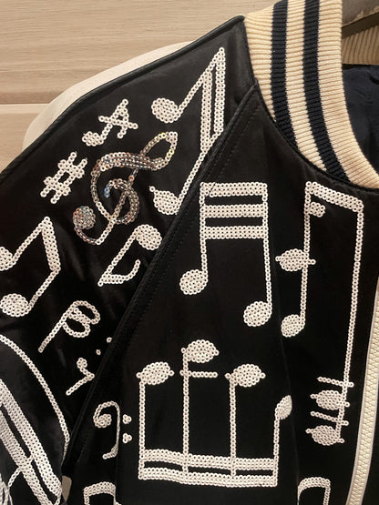 Dior X Hedi Slimane SS06 Sequins Music Note Jacket