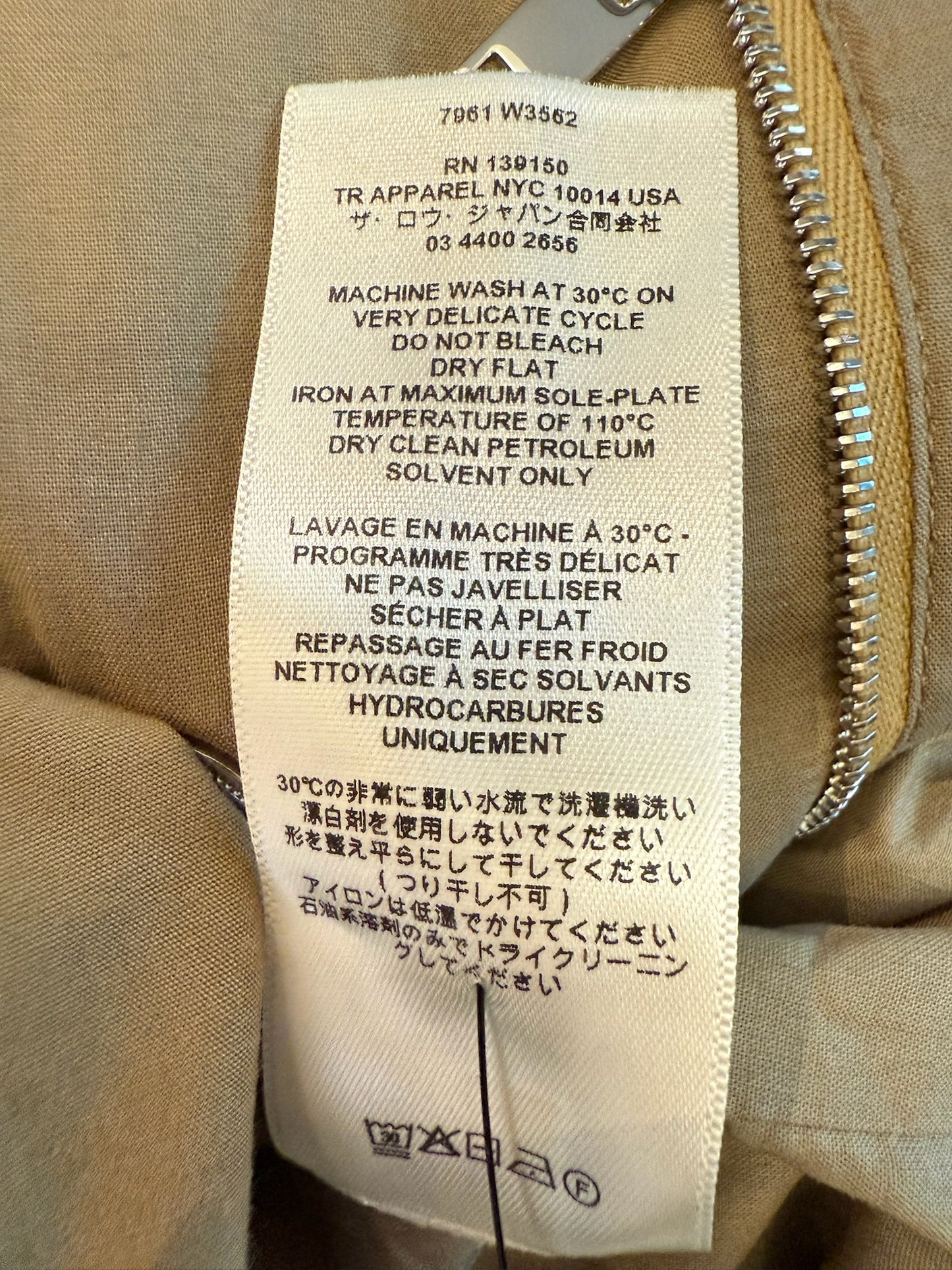 The Row corduroy collar frank jacket
