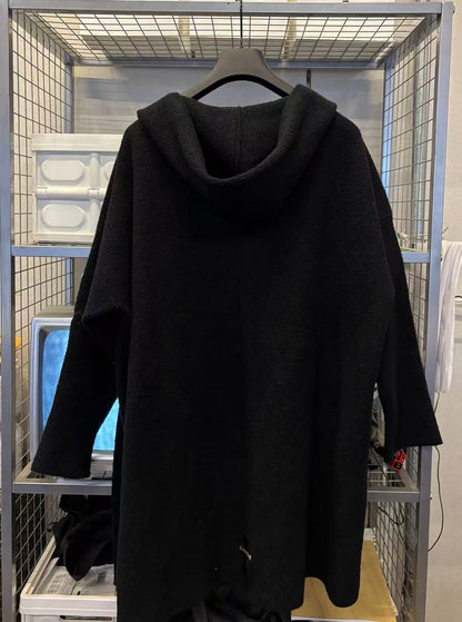 Chrome Hearts pony hair cross patches pima cotton robe coat
