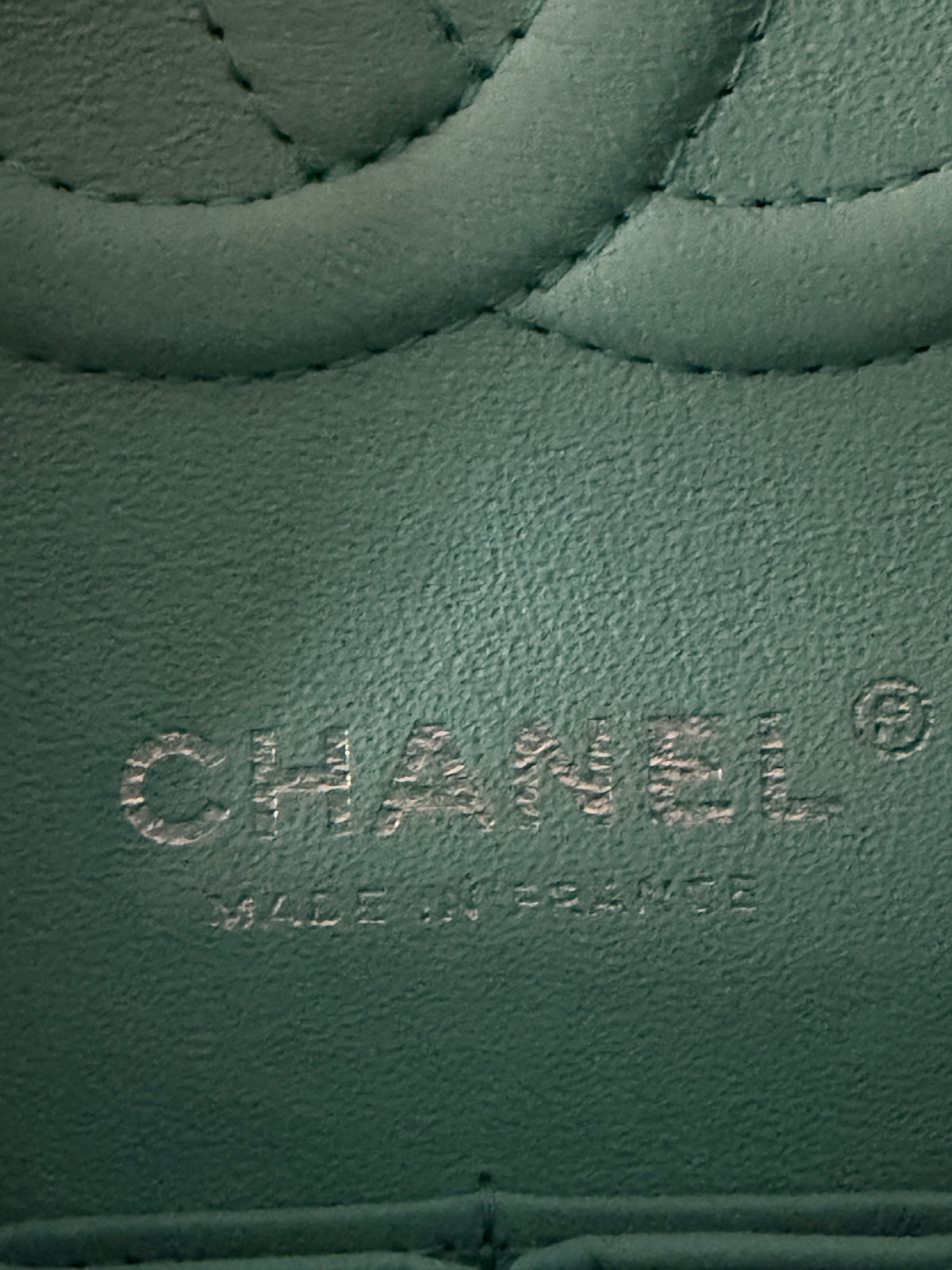 Chanel 2019C Tiffany Blue Silver Hardware Lambskin Medium Classic Flap