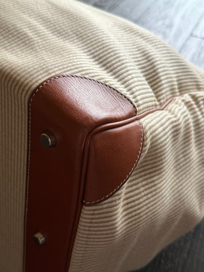 Hermes RARE HAC 45 Crinoline Barenia Leather Travel Bag