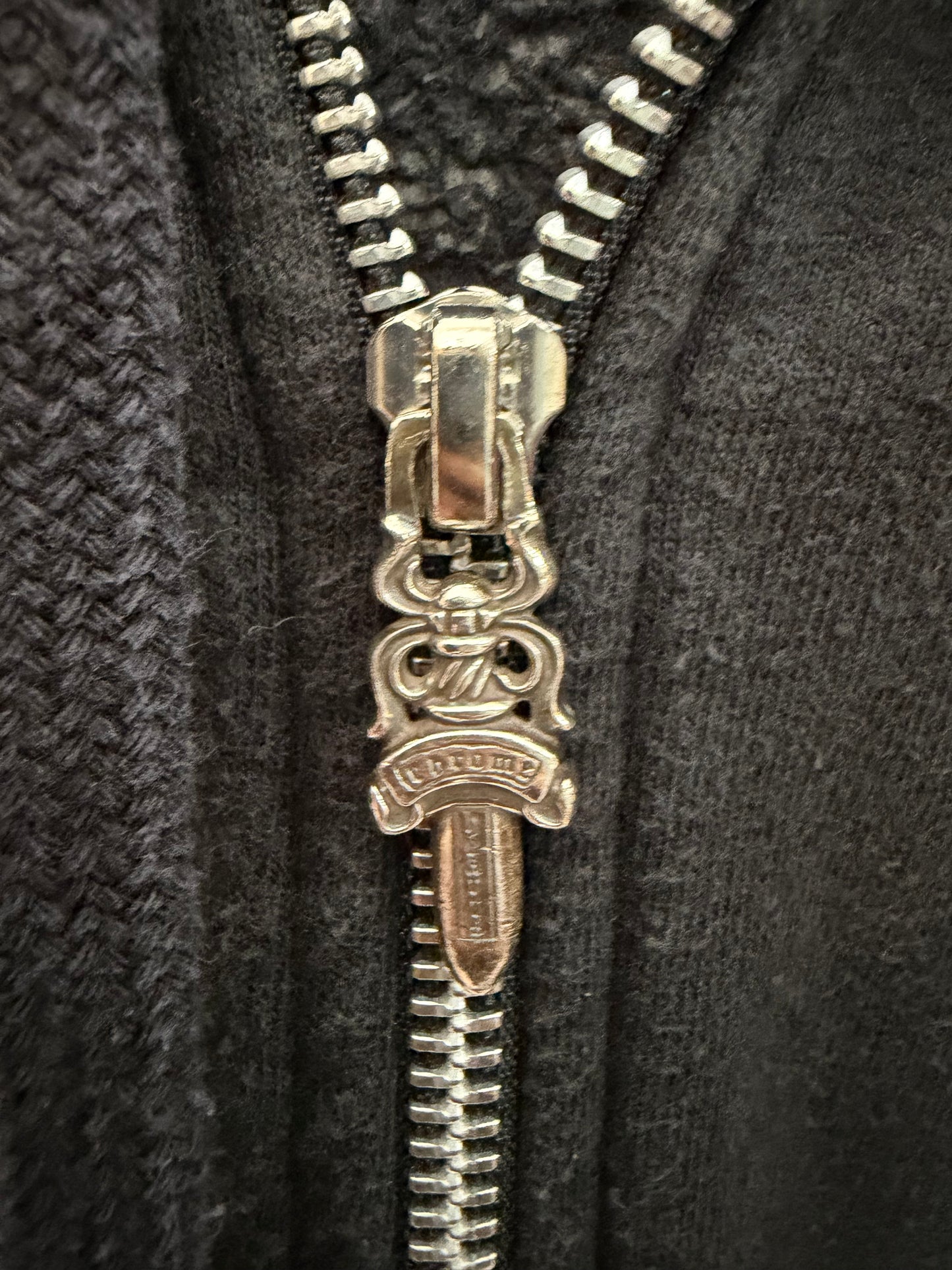 Chrome Hearts multicolor cross print zip up hoodie