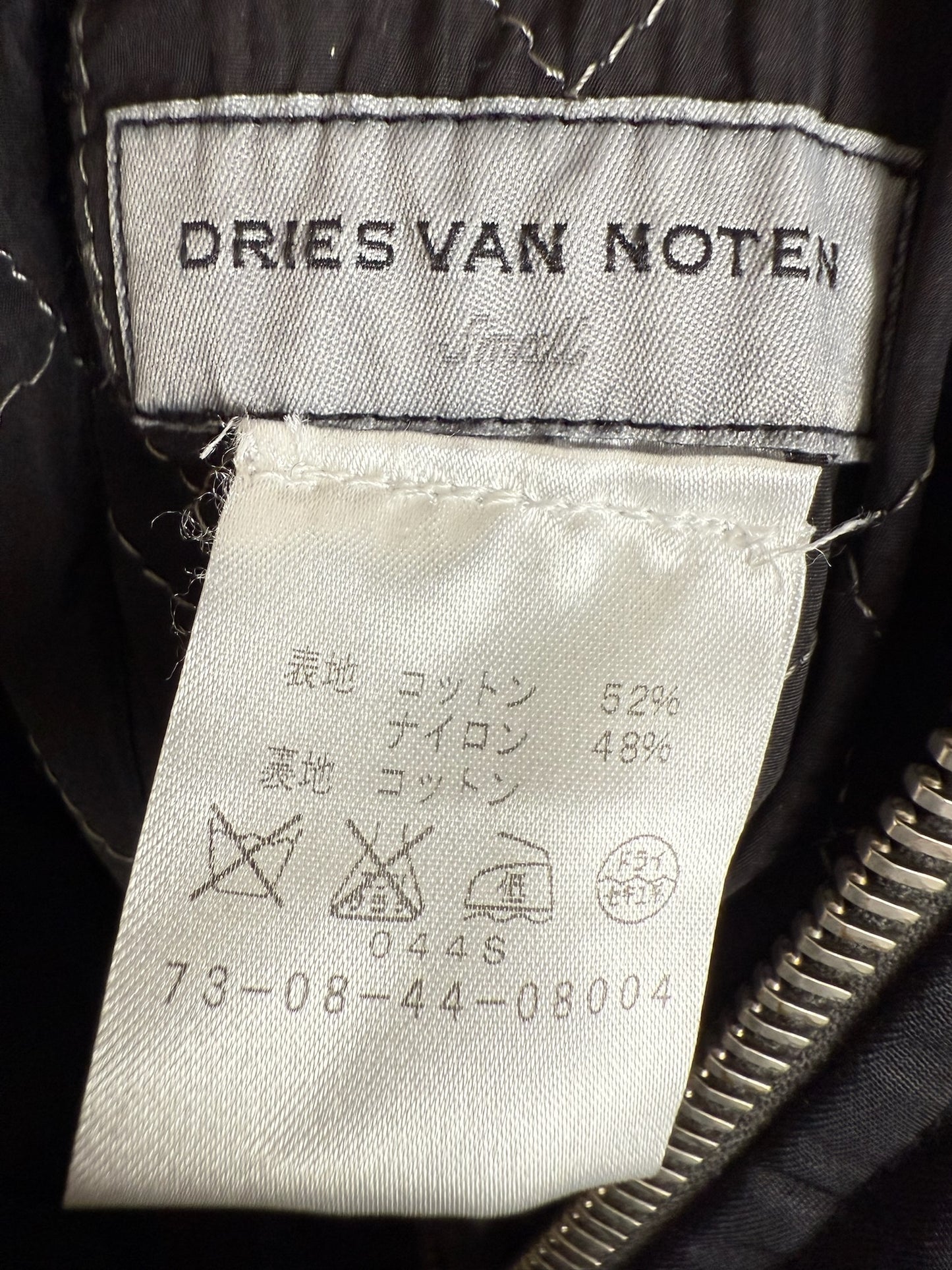 Dries Van Noten aw14 og Nylon backzip bomber jacket