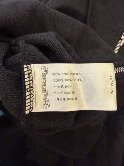 Chrome Hearts monogram horseshoe zip up hoodie
