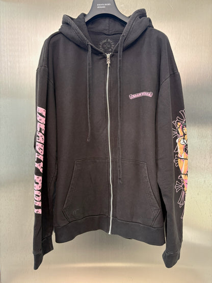 Chrome Hearts deadly doll zip up hoodie