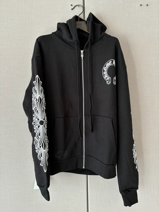 Chrome Hearts Horseshoe Zip Up Hoodie