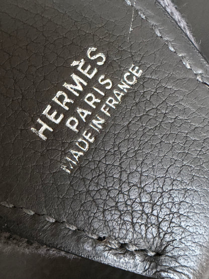 Hermes Kelly 50 Etain Grey Togo Leather Travel Bag
