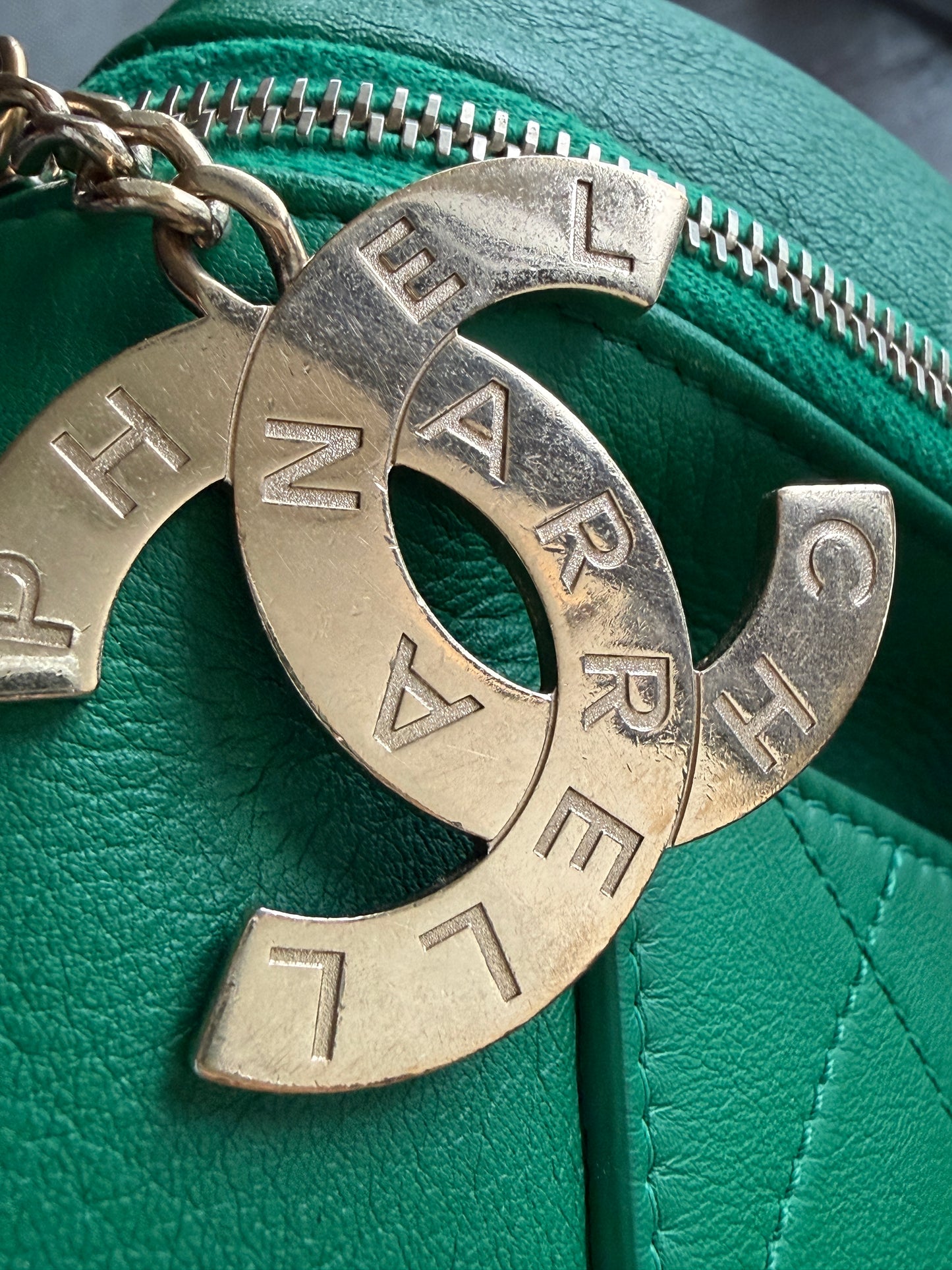 Chanel X Pharrell Williams Green XXL Cross Body Bag