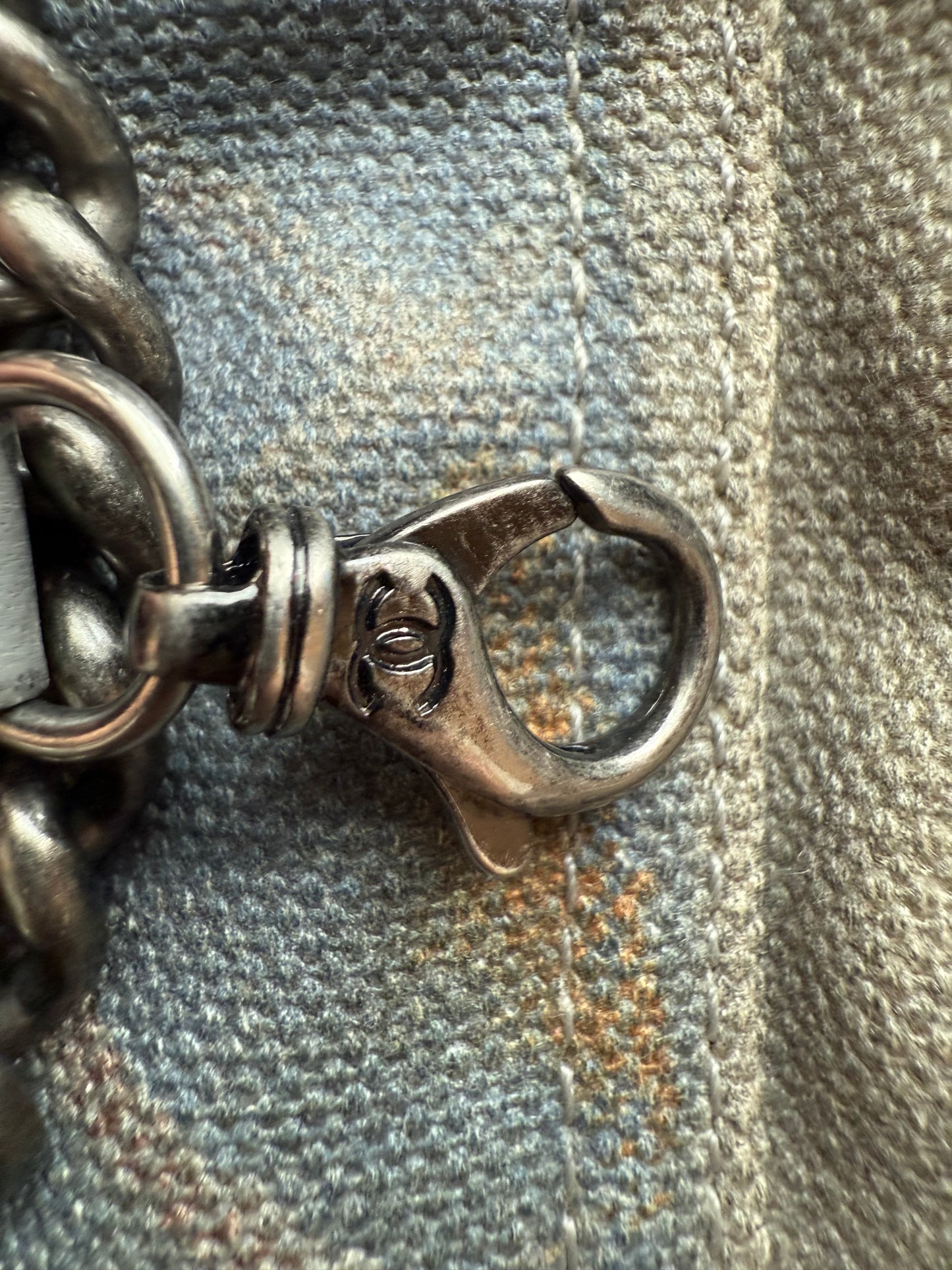 Chanel 2014 multicolor graffiti art school tote bag