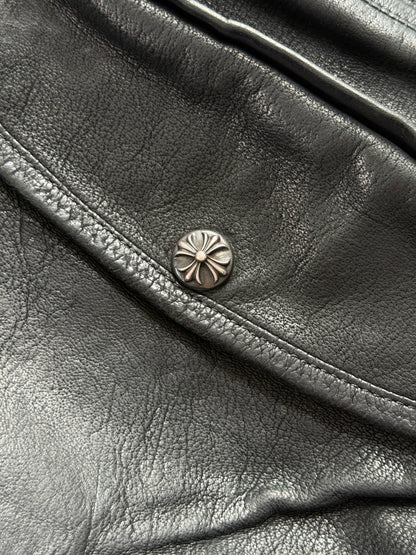 Chrome Hearts cross patches messenger bag