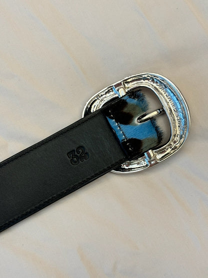 Chrome Hearts St. Barth Exclusive Blue Leopard Pony hair Gusnliger