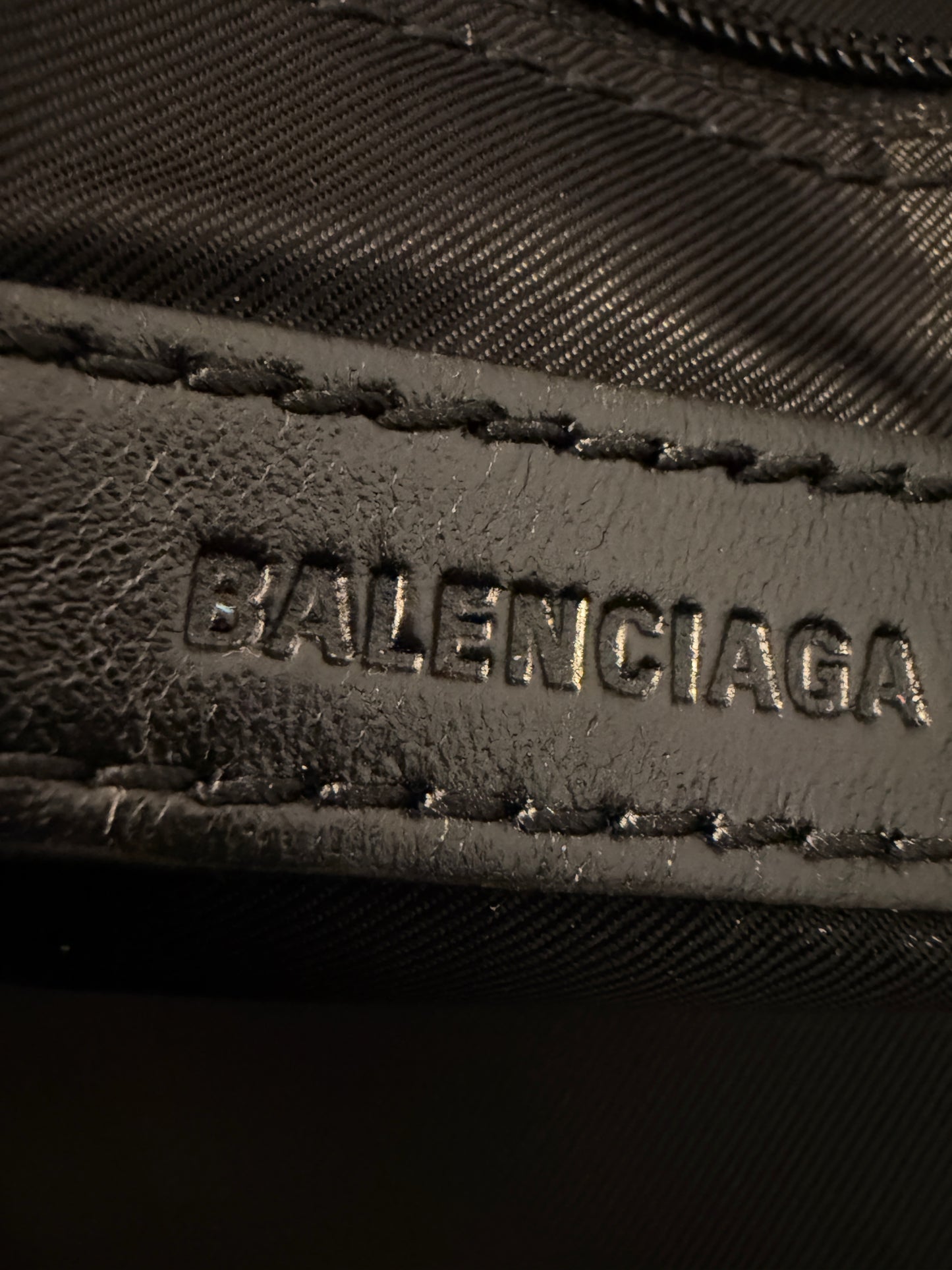 Balenciaga Black Ruffled Heart Backpack