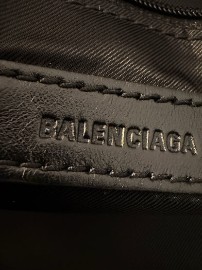 Balenciaga Black Ruffled Heart Backpack