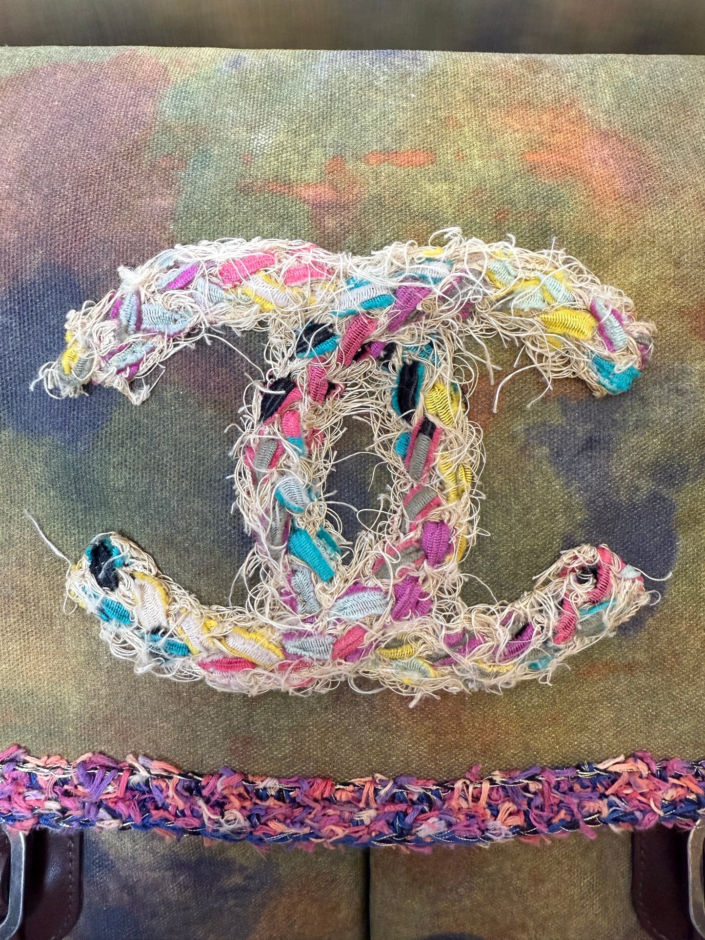 Chanel 15S On the Pavements graffiti messenger bag