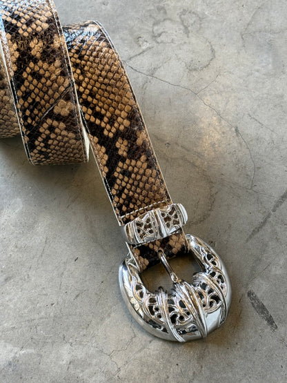 Chrome Hearts Python Talon Claw 3 Pieces Belt