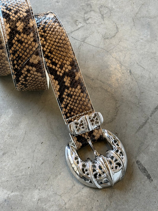 Chrome Hearts Python Talon Claw 3 Pieces Belt