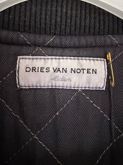 Dries Van Noten aw14 og moleskin back zip jacket