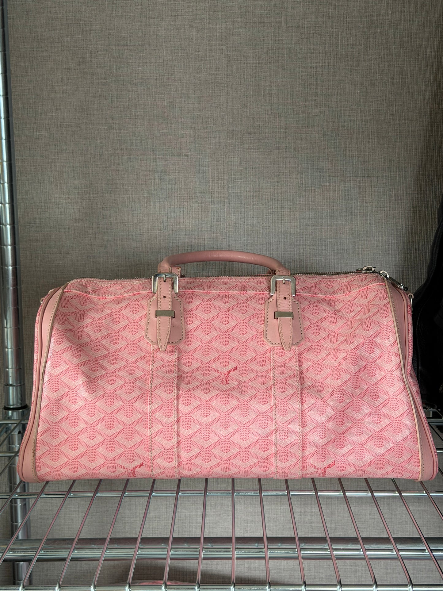 Goyard Bowling 30 Rare Limited Sakura Pink Travel Bag