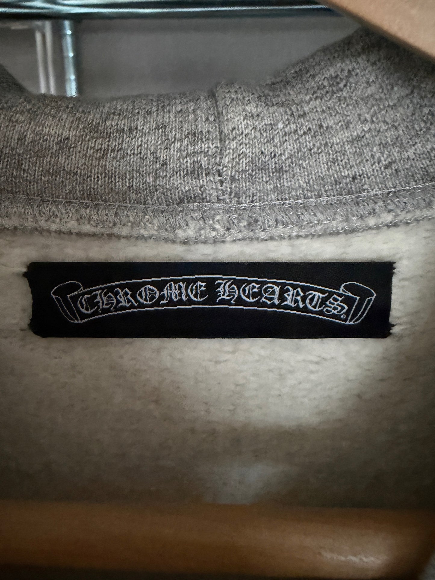 Chrome Hearts Cross patches zip up hoodie