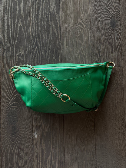 Chanel X Pharrell Williams Green XXL Cross Body Bag