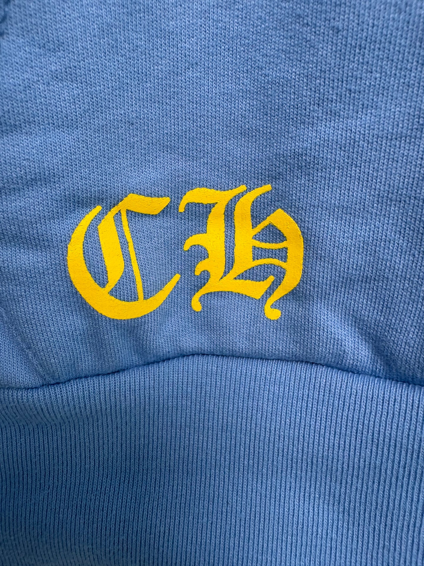 Chrome Hearts Drake collaboration “ Girls Love Chrome” babyblue hoodie
