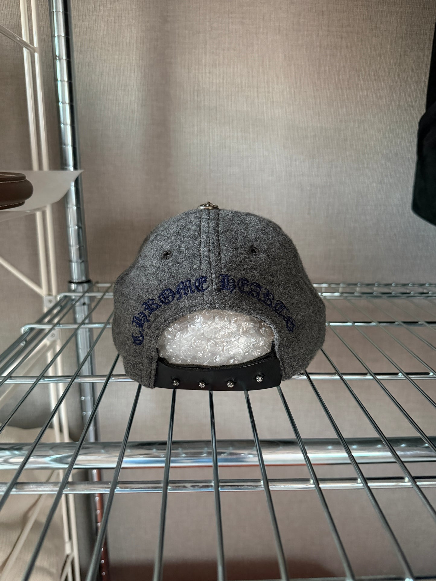 Chrome Hearts wool cemetery cross patches hat