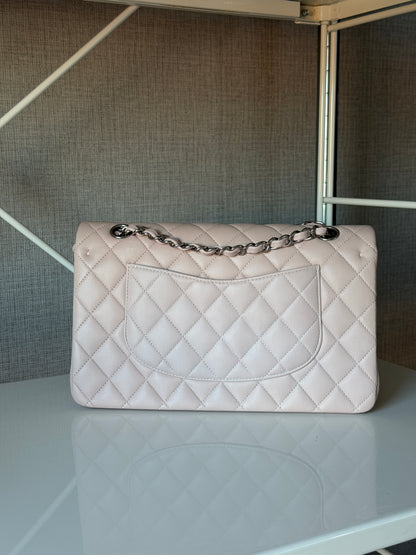 Chanel 2014S Light Pink Lambskin Medium Classic Flap