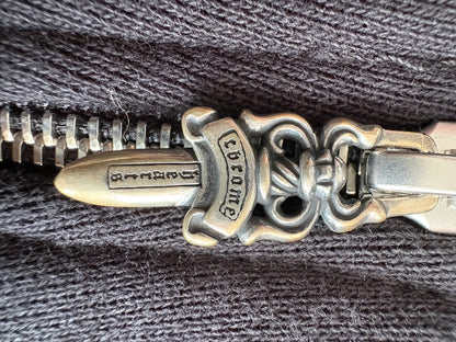 Chrome Hearts paperjam patches half zip hoodie