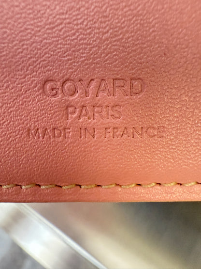 Goyard Japan Limited Sakura Pink Passport Holder Wallet