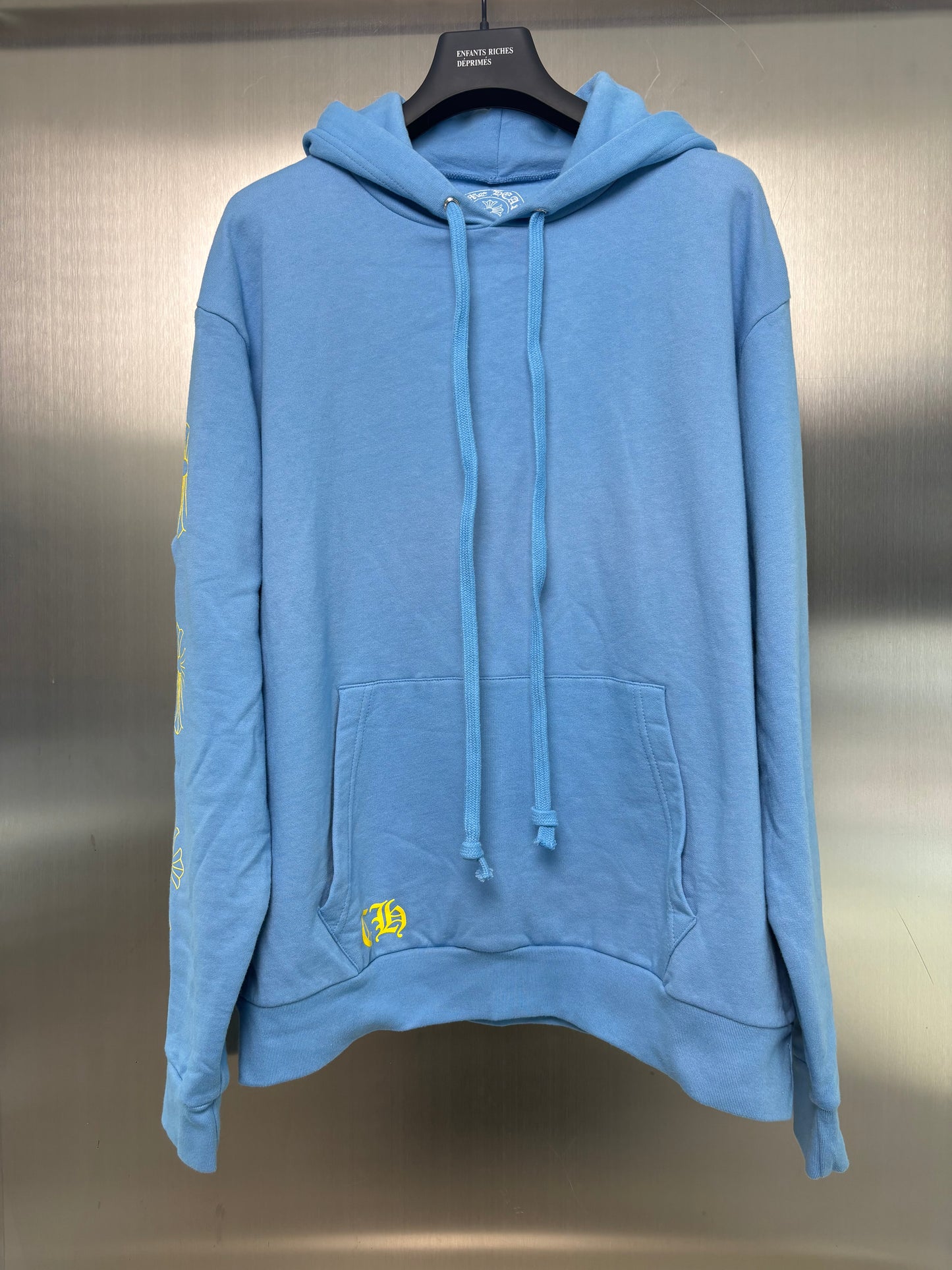 Chrome Hearts Drake collaboration “ Girls Love Chrome” babyblue hoodie
