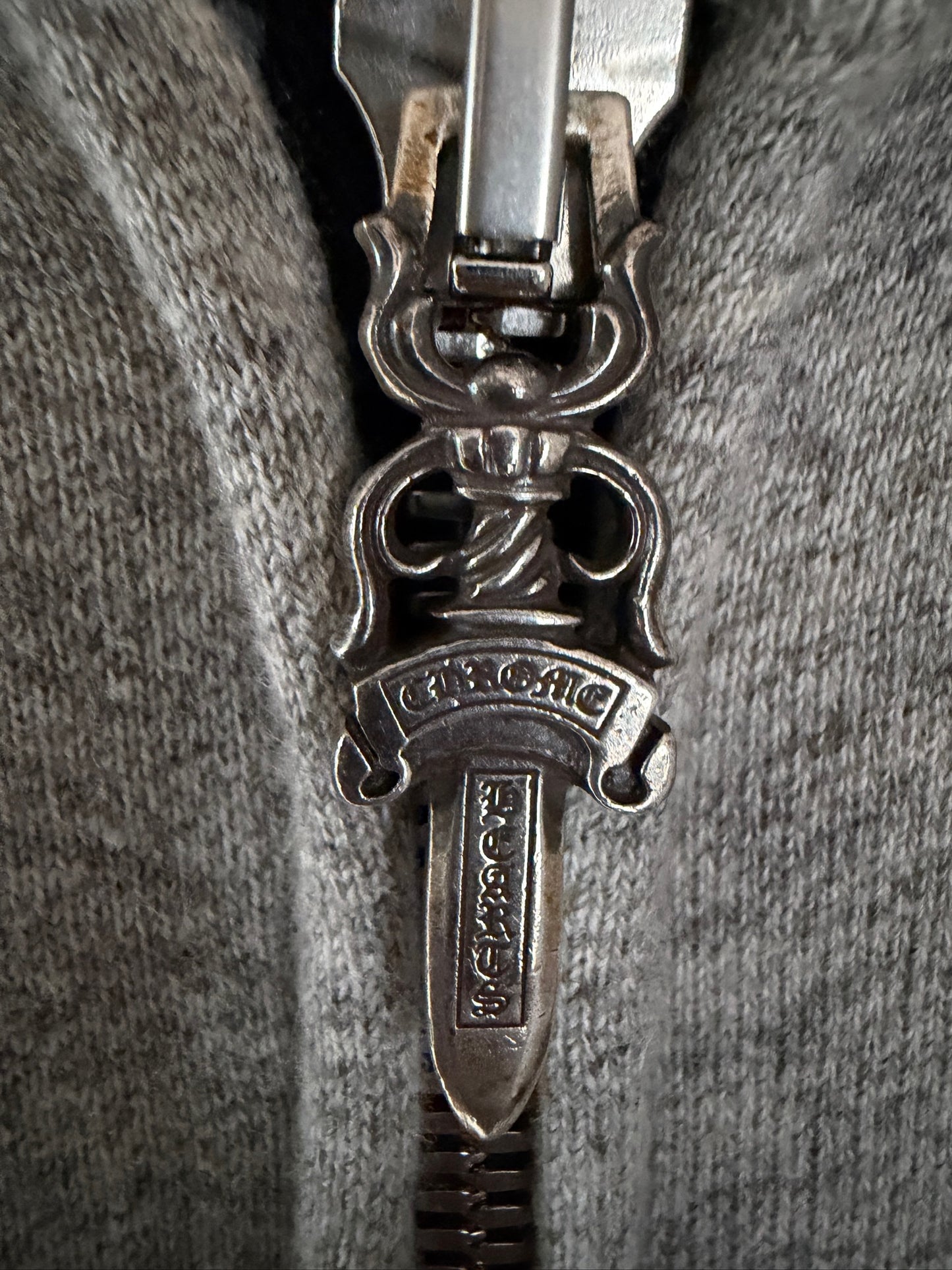 Chrome Hearts Cross patches zip up hoodie