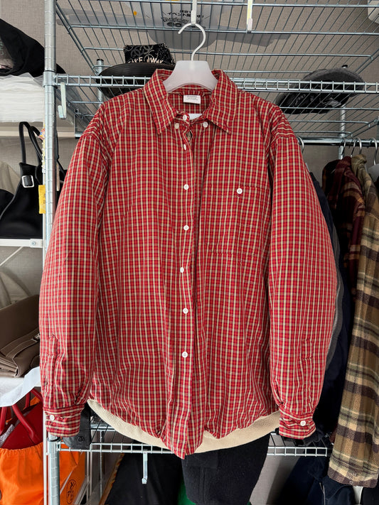 Vetements Aw17 padded shearling shirt
