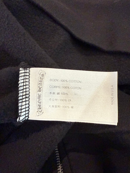 Chrome Hearts Fuxk You Floral Cross Zip Up Hoodie