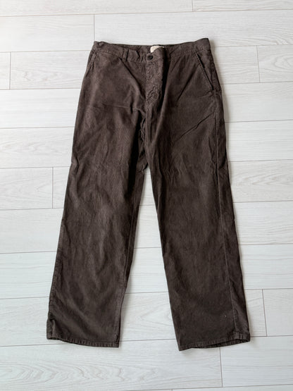 The Row Men's Rosco Brown Corduroy Pants