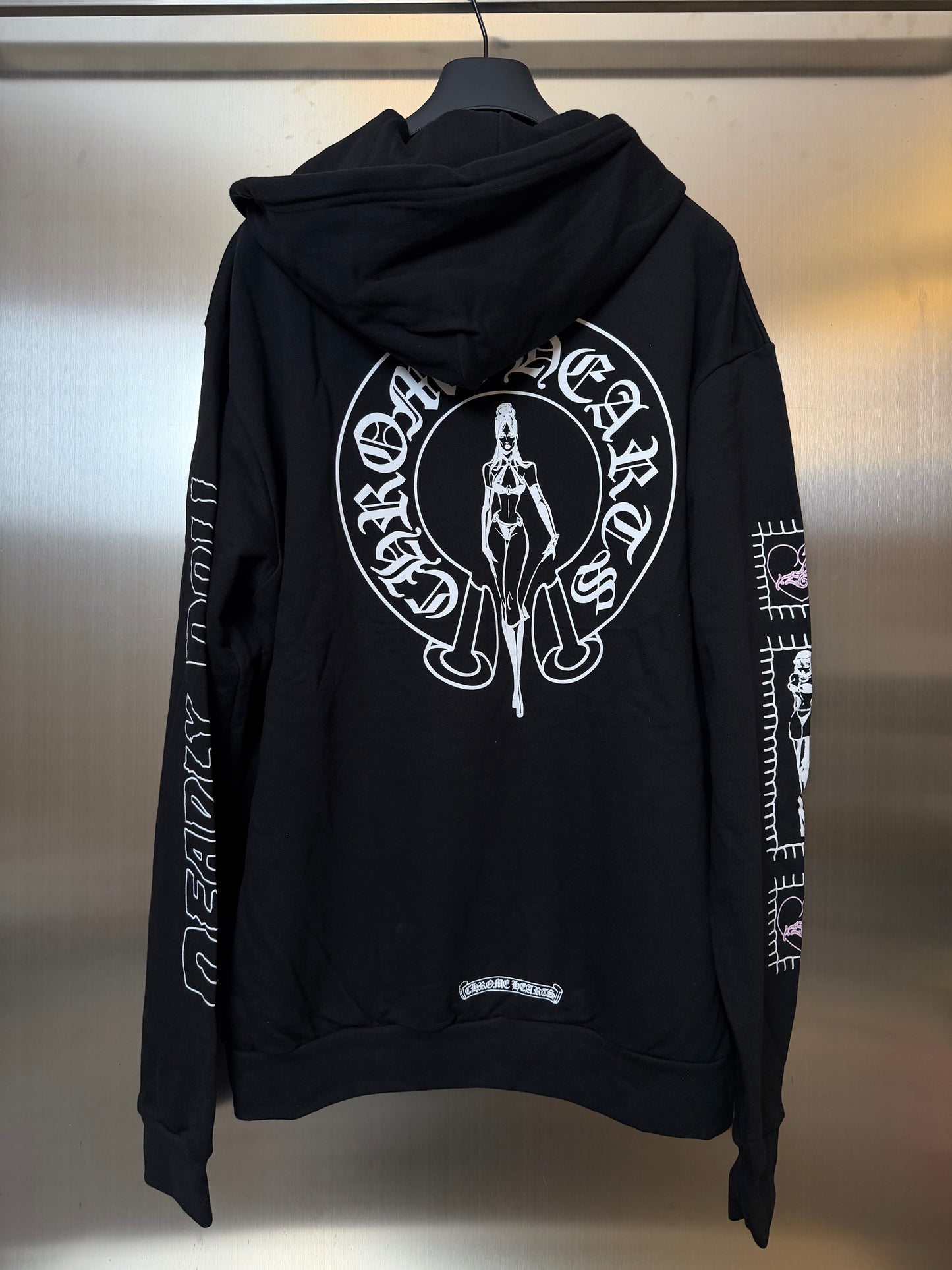 Chrome Hearts Deadly Doll zip up hoodie